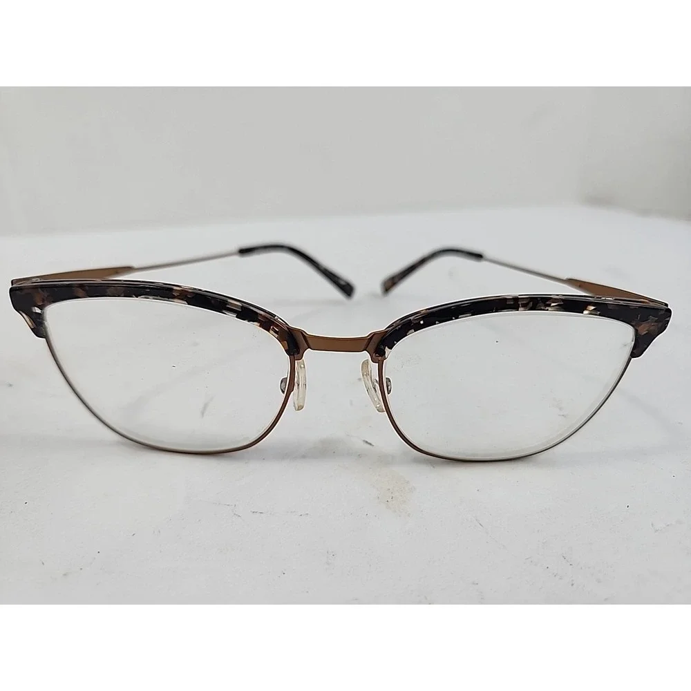 Morel 40105N Eye glasses Tortoise & Metal Full Rim Frames 54-18-140 Brown Bronze